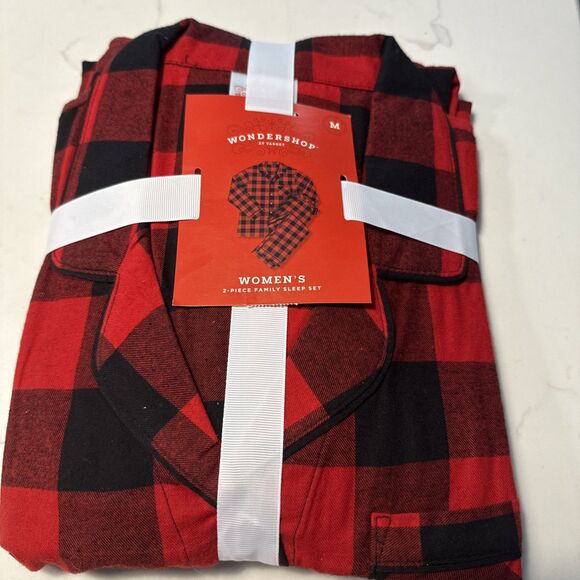 Wondershop Other - WONDERSHOP WOMEN'S 2 PIECE "RED BUFFALO CHECK" FAMILY SLEEP SET (SIZE M) ~ NEW!!